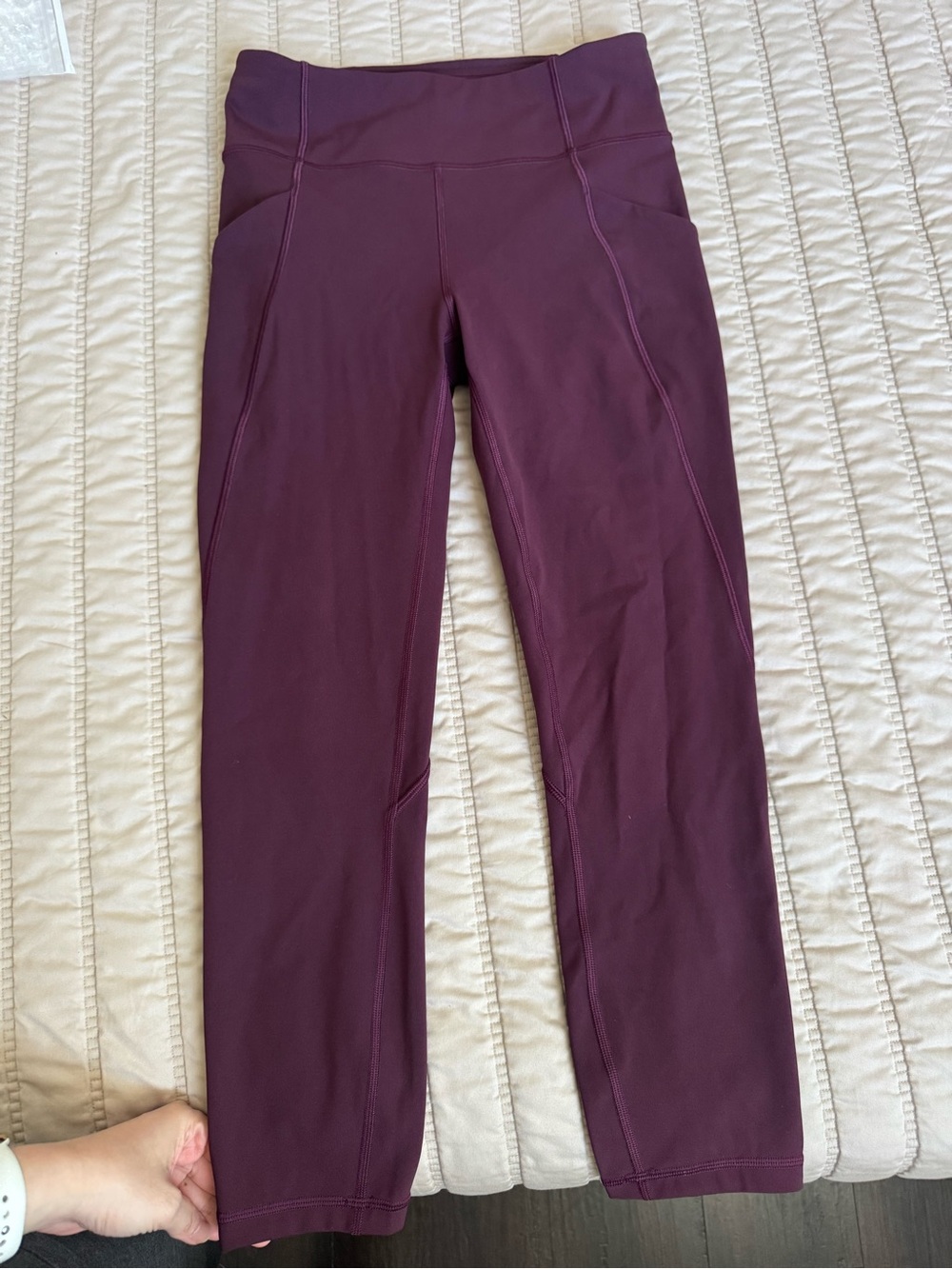 Lulu lemon Plum High-Waist Athletic Leggings  Size 6